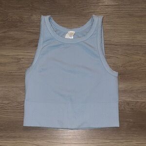 Nikibiki Sky Blue Ribbed Top